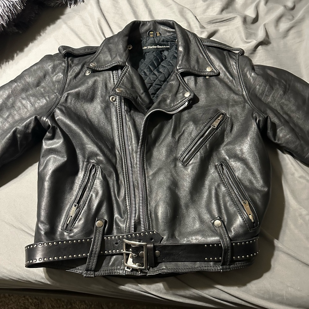 AMF year Harley Davidson leather jacket size 44reg